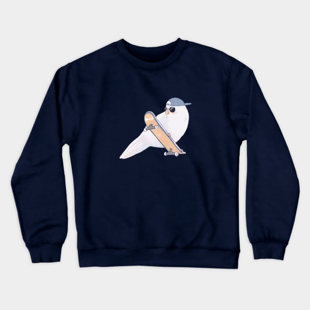 Coo Bird Crewneck Sweatshirt by electricgale